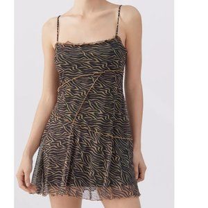 5 hour flash sale! UO Moxie Mesh Mini Slip Dress (Urban Outfitters)
